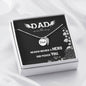 Dad Remembrance-Heaven needed a HERO. - Custom Heart Design
