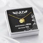Dad Remembrance-Heaven needed a HERO. - Custom Heart Design