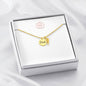 Dad Remembrance Necklace-Angel Wing - Custom Heart Design