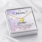 Mom Remembrance, Goodbyes are not forever-Angel Wing Necklace - Custom Heart Design