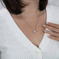 From Daughter in law, To Mother in law-Love Knot Necklace - Custom Heart Design