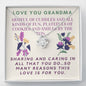Sentimental Love Knot Necklace for Grandma | Custom Heart Design