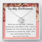 Love Knot Necklace for Girlfriend | Custom Heart Design