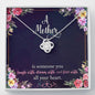 Love Knot Necklace for Mom | Custom Heart Design