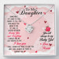 Love Knot Necklace for Daughter | Custom Heart Design