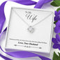 Love Knot Necklace for Wife | Custom Heart Design