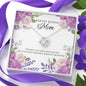 You made my life better-Love Knot Necklace for Bonus Mom - Custom Heart Design