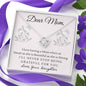 Love Knot Necklace for Mom From Daughter | Custom Heart Design
