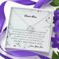 Love Knot Necklace for Mom from Son, Mother's Day Jewelry - Custom Heart Design
