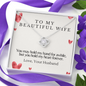 Love Knot Necklace For Wife | Custom Heart Design