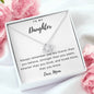 Love Knot Necklace for Daughter, From Mom | Custom Heart Design