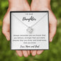 Love Knot Necklace for Daughter From Mom & Dad | Custom Heart Design