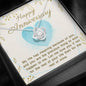 Love Knot Necklace for Anniversary | Custom Heart Design