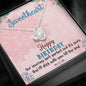Happy Birthday Love Knot Necklace | Custom Heart Design