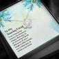 Love Knot Necklace for Friend | Custom Heart Design