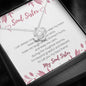 Love Knot Necklace for Best Friend | Custom Heart Design