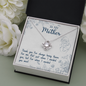 Love Knot Necklace for Mother | Custom Heart Design