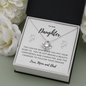 Love Knot Necklace for Daughter From Mom and Dad | Custom Heart Design