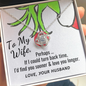 To My Wife, Perhaps…If I could turn back time-Love Knot - Custom Heart Design