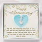 Alluring Beauty Solitaire Necklace for Wife | Custom Heart Design