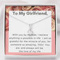 Alluring Beauty Solitaire Promise Necklace | Custom Heart Design