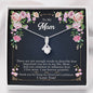 Alluring Beauty Solitaire Necklace for Mom | Custom Heart Design