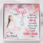 Alluring Beauty Solitaire Necklace for Wife | Custom Heart Design