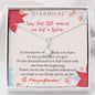 Alluring Beauty Solitaire Necklace for Grandma | Custom Heart Design