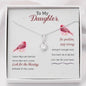 Alluring Beauty Solitaire Necklace for Daughter | Custom Heart Design