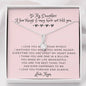 Alluring Beauty Solitaire Necklace for Daughter | Custom Heart Design