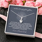 Alluring Beauty Solitaire Necklace for Daughter | Custom Heart Design
