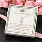 Alluring Beauty Solitaire Necklace for Daughter | Custom Heart Design