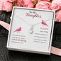 Alluring Beauty Solitaire Necklace for Daughter | Custom Heart Design