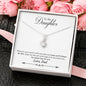 Alluring Beauty Solitaire Necklace for Daughter | Custom Heart Design