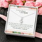 Alluring Beauty Solitaire Necklace for Mom | Custom Heart Design