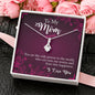 Alluring Beauty Solitaire Necklace for Mom | Custom Heart Design