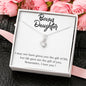 Alluring Beauty Solitaire Necklace for Daughter | Custom Heart Design