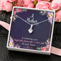 Alluring Beauty Solitaire Necklace for Mother | Custom Heart Design