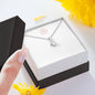 Alluring Beauty Solitaire Necklace | Custom Heart Design