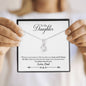 Alluring Beauty Solitaire Necklace for Daughter | Custom Heart Design