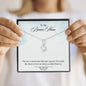 Alluring Beauty Solitaire Necklace for Bonus Mom | Custom Heart Design