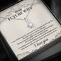 Alluring Beauty Solitaire Necklace to Future Wife | Custom Heart Design