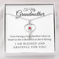 To My Grandmother-Stethoscope - Custom Heart Design
