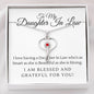 Daughter In Law-Stethoscope Necklace - Custom Heart Design