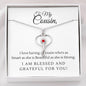 Cousin-Stethoscope Necklace - Custom Heart Design
