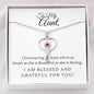 Aunt-Stethoscope Necklace - Custom Heart Design
