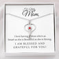 To My Mom-Stethoscope - Custom Heart Design