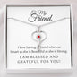 Friend-Stethoscope Necklace - Custom Heart Design