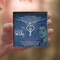 To My Nurse Wife, Youre an inspiration to all-Stethoscope Necklace | Custom Heart Design