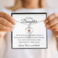 Blessed and grateful for our daughter, From Mom & Dad-Stethoscope - Custom Heart Design